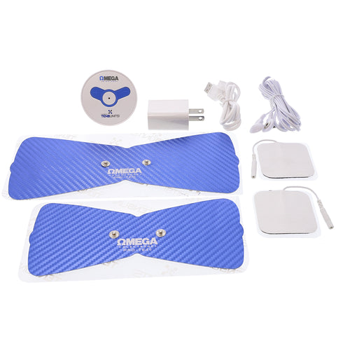 Omega Wireless Tens Unit What's in the Box